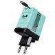 Popular F2 Gallium Nitride Fast Charge Charging Plug Double Flexible Wire