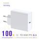 Pd100W W Gallium Nitride European Standard Single-port Adapter Camera Computer Equipment Fast Charging