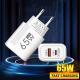 Small Twill 1usb 1pd Multi-port Charger