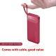Power Bank With Cable Fast Charge Mini Shared Power Bank
