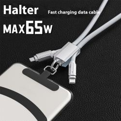 Lanyard PD65W Braided Fast Charging Mobile Phone Charging Cable