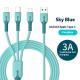 5A Super Three-in-one Data Cable Charging Cable