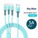 5A Super Three-in-one Data Cable Charging Cable