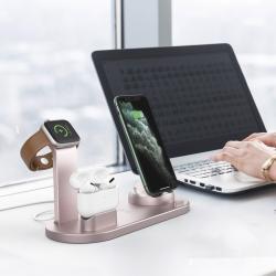 Six-in-one Multifunctional Wireless Vertical Desktop Phone Charging Bracket