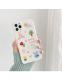 Compatible with Apple , Embroidered bear bunny phone case