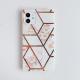 Compatible With  , Electroplating Marble Pattern Mobile Phone Case