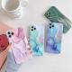 Symphony gradient marble phone case