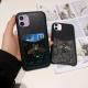 V-shaped card phone case