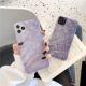 Purple Shell Pattern Silicone Phone Case