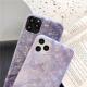 Purple Shell Pattern Silicone Phone Case