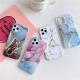 Four-corner anti-shattering gold marble mobile phone case