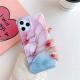 Four-corner anti-shattering gold marble mobile phone case