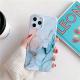 Four-corner anti-shattering gold marble mobile phone case