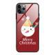 Tempered glass protective cover Christmas phone case