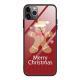 Tempered glass protective cover Christmas phone case