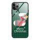 Tempered glass protective cover Christmas phone case