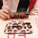 Tide brand leopard print ring stand phone case
