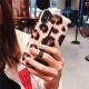 Tide brand leopard print ring stand phone case