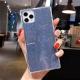 Compatible With  , Square Glitter Transparent TPU Soft Shell