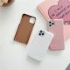 Pattern Leather Phone Case Half Hard Shell Case