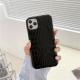 Pattern Leather Phone Case Half Hard Shell Case