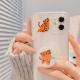 Cute Simple Tiger Transparent All-inclusive Phone Case