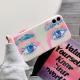 Creative Oil Painting Eyes Girl Phone Case