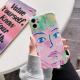 Creative Oil Painting Eyes Girl Phone Case