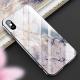 Abstract Art Tempered Glass Cartoon Painted  Shell