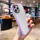 Transparent Phone Case With Non-slip Solid Color Frame