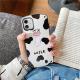 Creative Simple And Cute Cow Ring Phone Case
