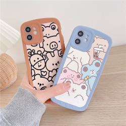 Cartoon Doodle Full Screen Animal Phone Case