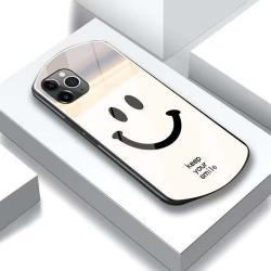 Love Simple Glass Shell Oval Protective Cover