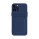Simple Pure Color Liquid Silicone Phone Case