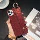 Simple Glitter Wristband Edging Phone Case