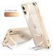 Transparent Bracket Phone Case Electroplating All-inclusive Protective Cover