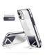 Transparent Bracket Phone Case Electroplating All-inclusive Protective Cover