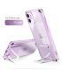 Transparent Bracket Phone Case Electroplating All-inclusive Protective Cover