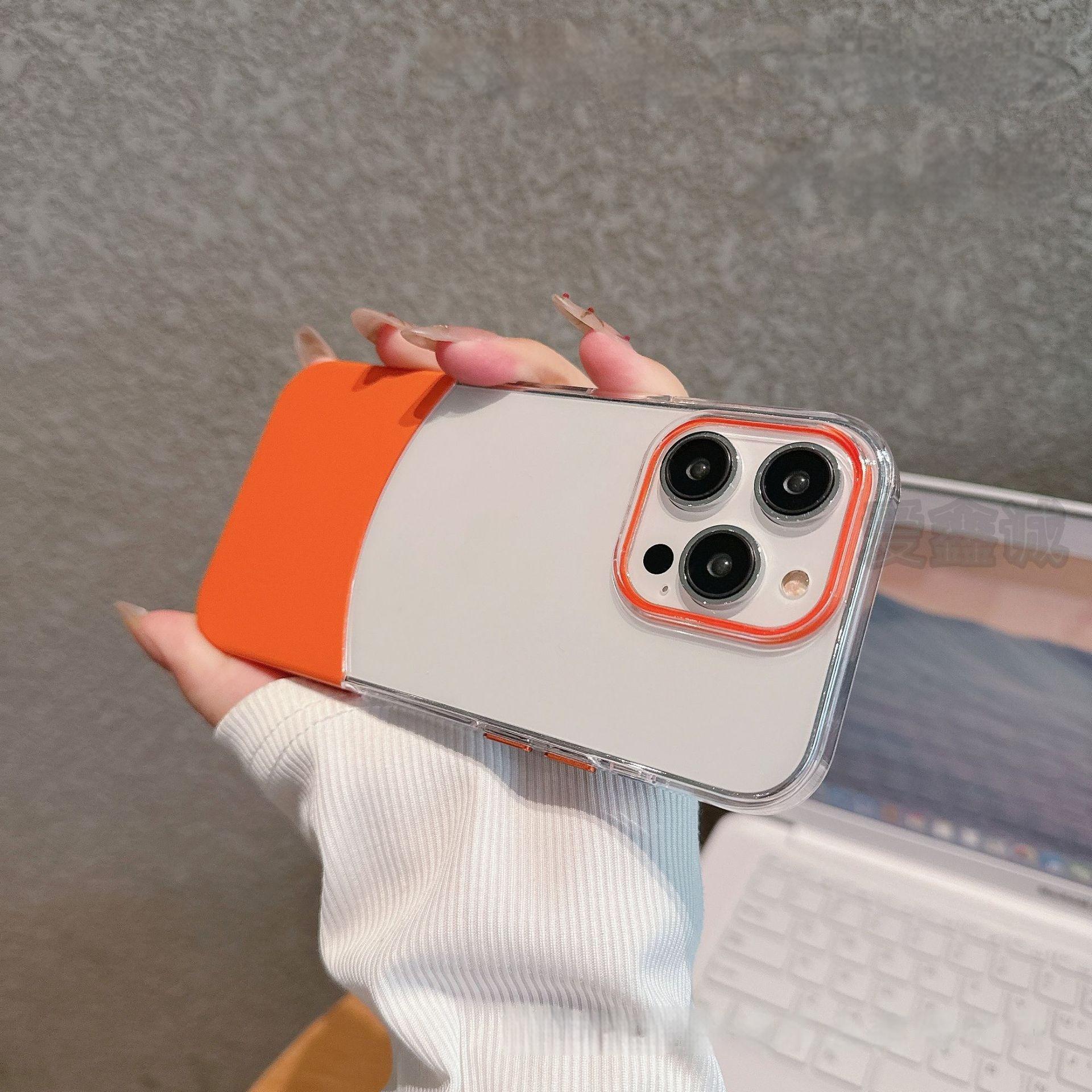 PC Color Matching Metal Phone Case
