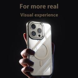 Magnetic Titanium Frame Invisible Airbag Phone Case