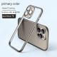 Shell Matte Plating Frame Without Backboard Phone Case