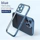 Shell Matte Plating Frame Without Backboard Phone Case