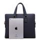 Genuine Leather Mens Business Handbag 14 Inch Computer Bag