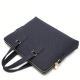 Genuine Leather Mens Business Handbag 14 Inch Computer Bag