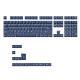 PBT Material Carved Height Two-tone Blue Key Cap