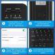 Ipad Protective Case Luminous Bluetooth Keyboard Leather Sheath