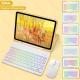 Ipad Protective Case Luminous Bluetooth Keyboard Leather Sheath