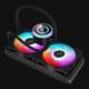CPU Radiator Mute Colorful RGB Lamp Effect E-sports Games Fan
