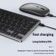 Wireless Keyboard Mouse Ultra-thin Suit Rechargeable Mute Bluetooth