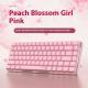 Mechanical Keyboard 82 Keys White Backlight Style Game